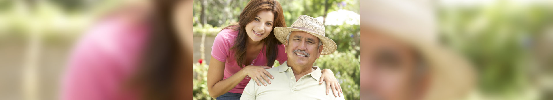 caregiver and old man